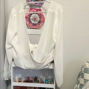 Elegant White Women's Top